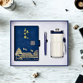 高端定製商務紀念杯記事本簽字筆套裝